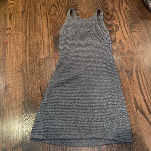 Abercrombie kintted sleeveless grey dress